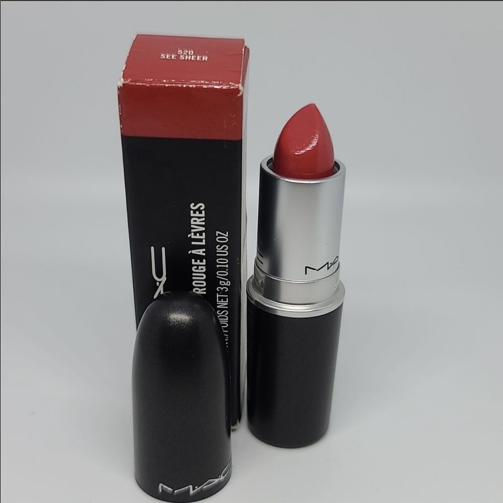 $10 Mac cosmetics lipstick - see sheer